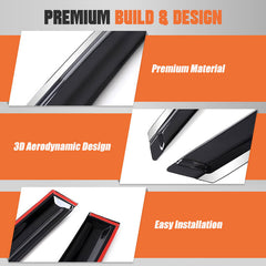 Weather Shields Window Visors For Model 3 (2024-2026)