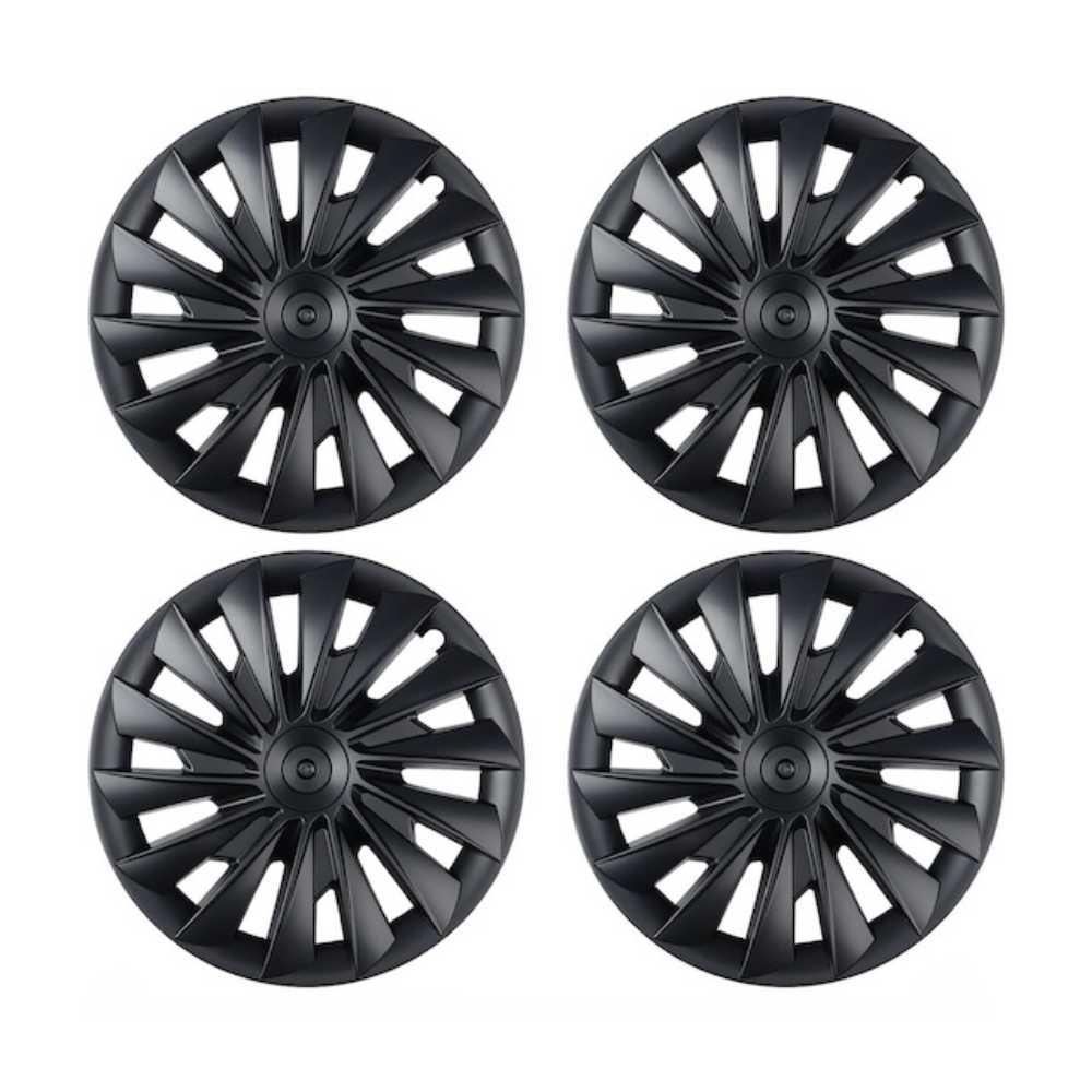 18‘’ Blade Wheel Covers Matte Black For Model 3(2024Highland) - TESDADDY