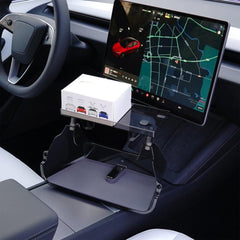 2in1 Magnetic Center Console Screen Storage Tray For Model 3(2024Highland)-Tesdaddy