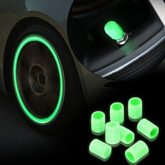 Vacuum tire Luminous Valve Head Cap(green)  - TESDADDY