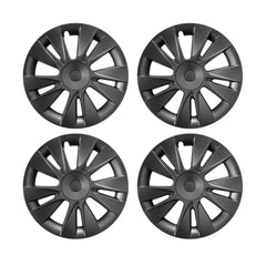 18‘’ Helios Wheel Covers Matte Black for Model 3 - TESDADDY