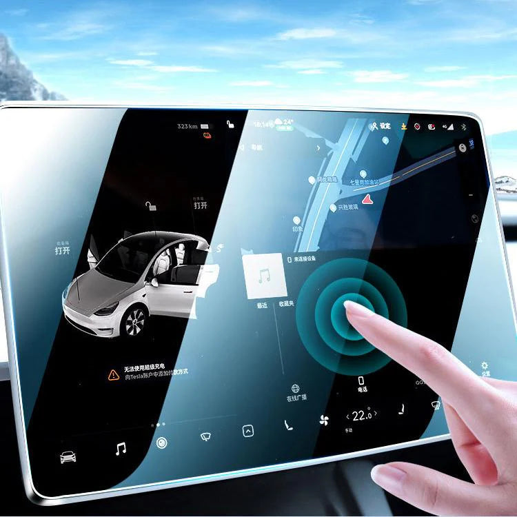 Tempered Glass Screen Protector For Model 3(2024-2025)/Model Y(2025 Juniper)