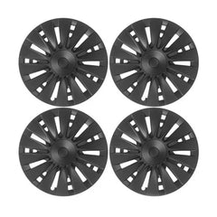 18‘’ Helios Wheel Covers Matte Black for Model 3 (2024 Highland) - TESDADDY