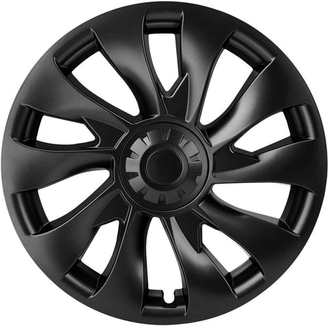 18‘’ Turbine Wheel Covers Matte Black for Model 3
