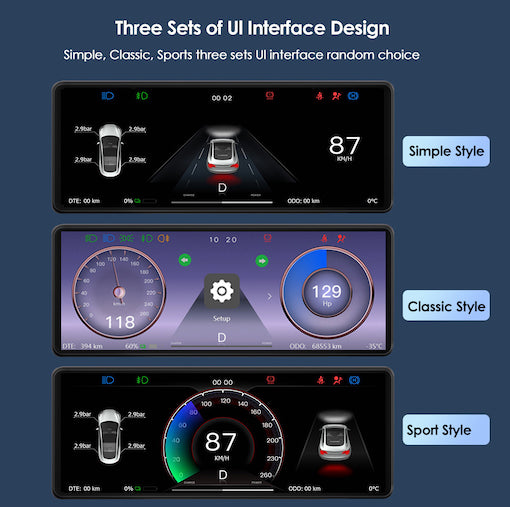 6.2'' Screen Dashboard  Instrument Cluster For Model 3/Y