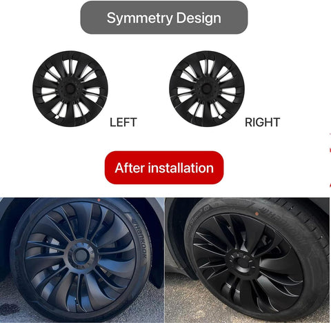 19‘’ Cyclone Wheel Covers For Model Y