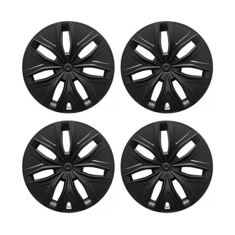 19" Matt Black Aero Wheel Covers for Model YL (2026)