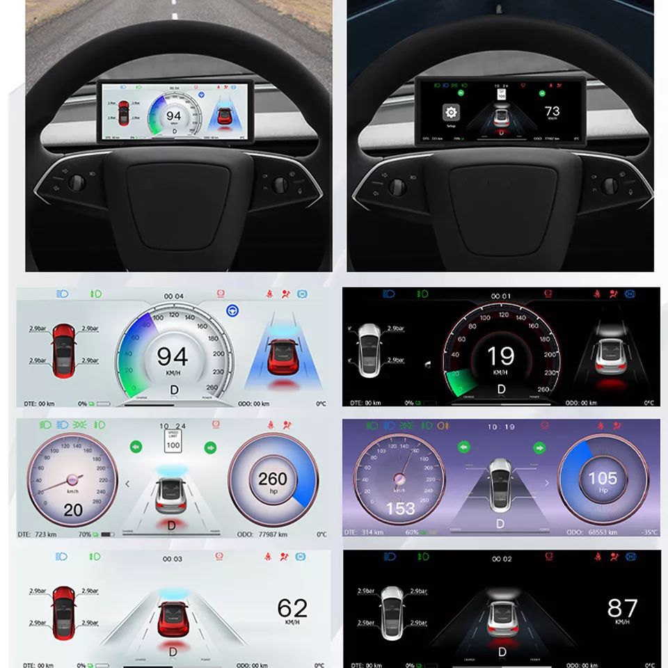 6.2'' Screen Dashboard  Instrument Cluster For Model 3/Y