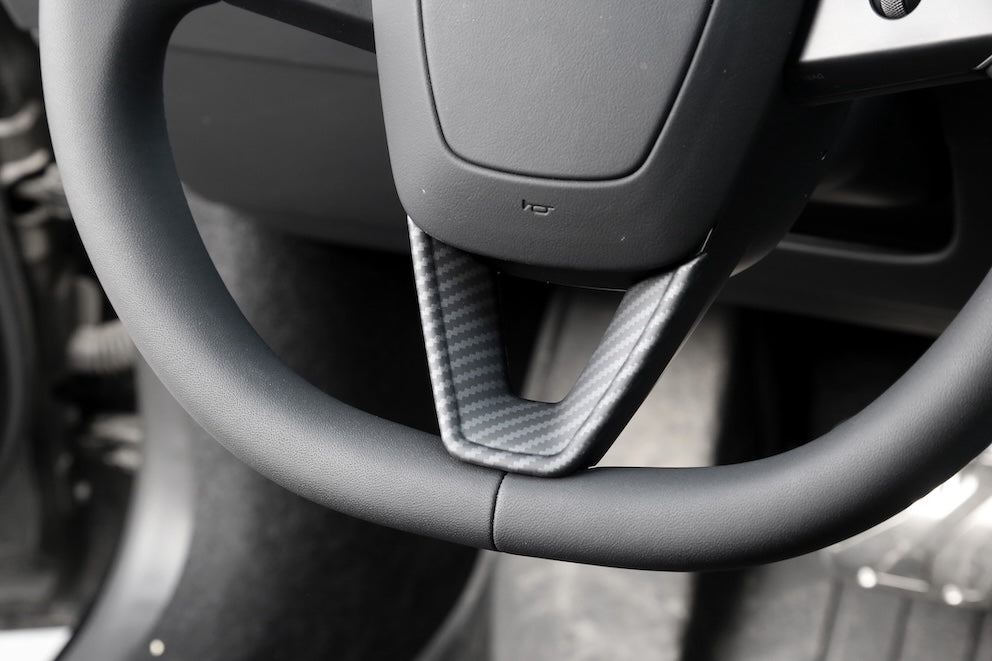 Steering Wheel Decorative Overlay For Model 3 (2024-2025)/ Model Y (2025 Juniper)
