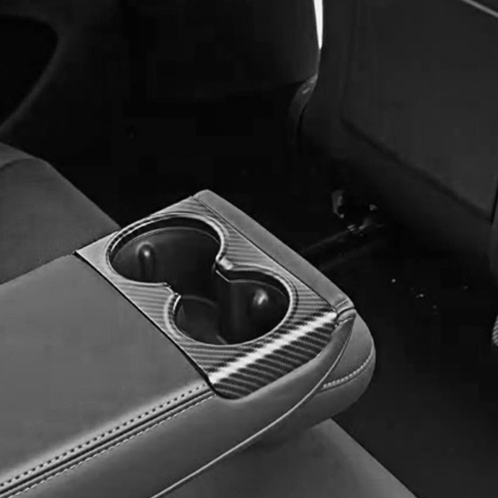 Backseat Cup Holder Overlay For Model 3 (2024-2025)