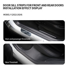 Door Sill Protector Front & Rear for Model Y