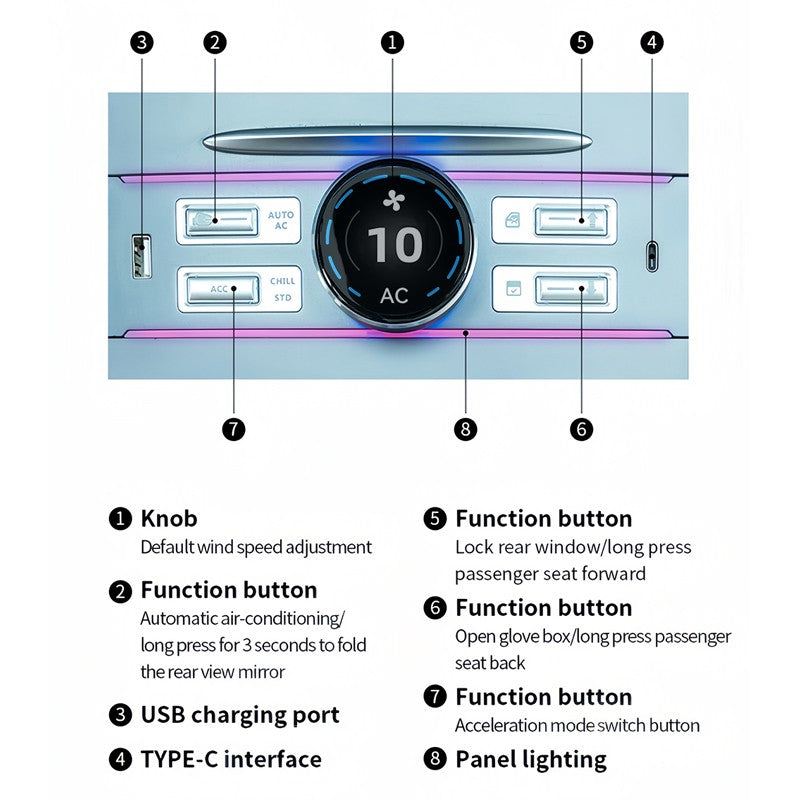 HD LCD Smart Control Dock For Model 3/Y