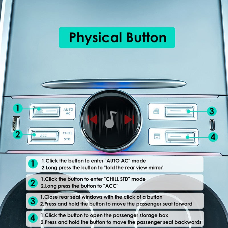 HD LCD Smart Control Dock For Model 3/Y