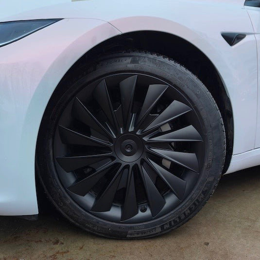 18‘’ Blade Wheel Covers Matte Black For Model 3(2024Highland)