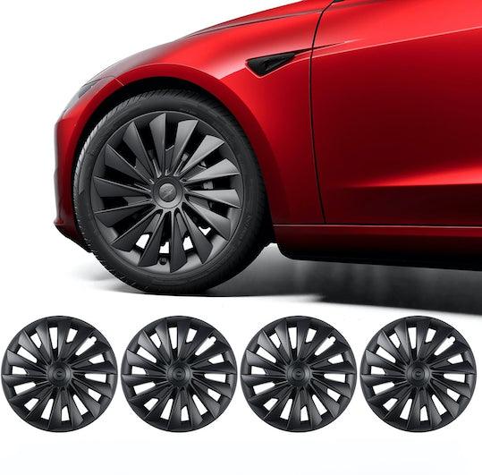 18‘’ Blade Wheel Covers Matte Black For Model 3(2024Highland)