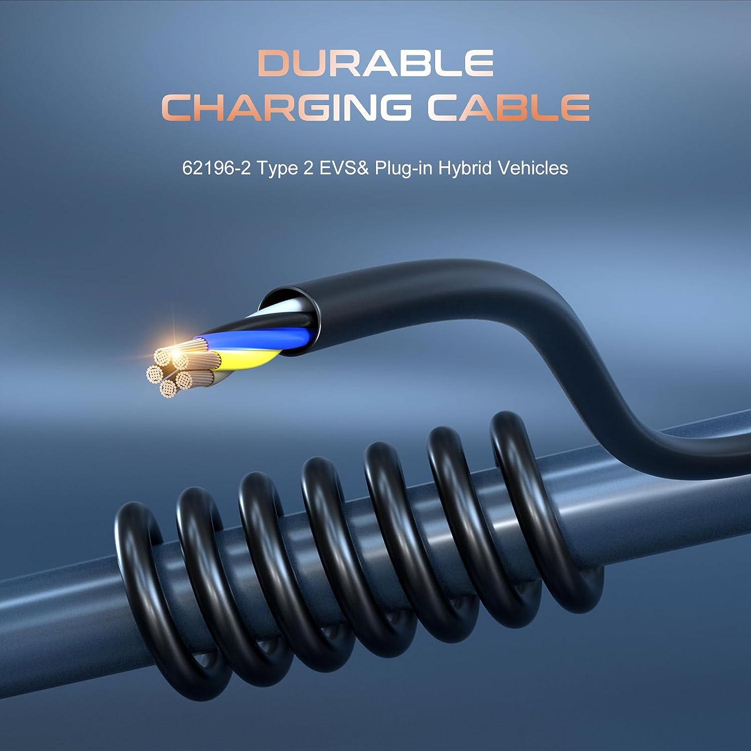 Portable EV Home Charging Cable