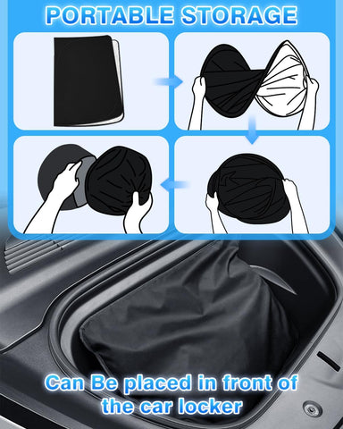 Privacy Curtains & Full Windows Sunshade For Model Y - TESDADDY