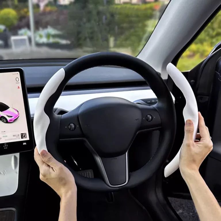 Steering Wheel Grip Grab Cover For Model 3/Y