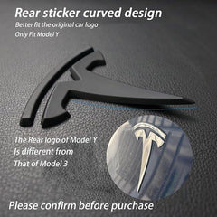 T Badge Covers For Model Y - TESDADDY