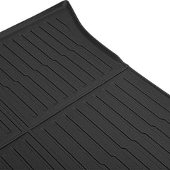 Textured waterproof boot mat with raised edges for Model Y (2025–2026)