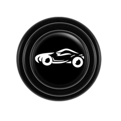 Silicone car door shock-absorbing pad with self-adhesive backing