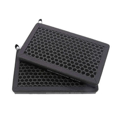  Carbon cabin air filter with a durable honeycomb support structure