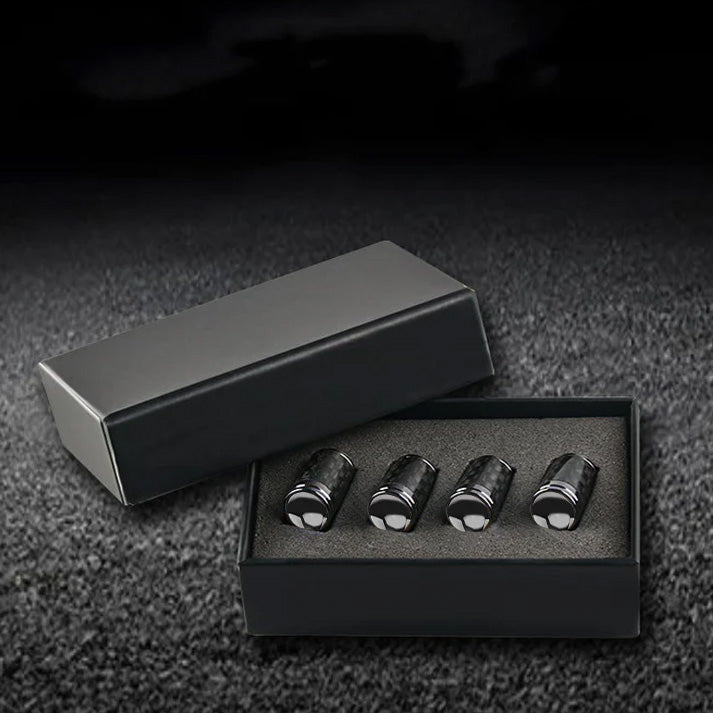 Gift box packaging for carbon fibre tyre valve stem caps