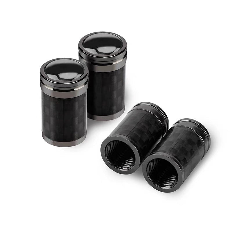 Carbon fibre tyre valve stem caps