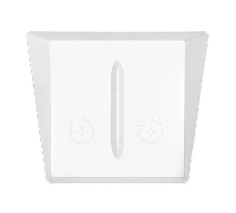 White silicone wireless charging liner protector for Model 3 and Model Y