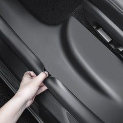 Front door sill protector detail for Model Y L (2026)