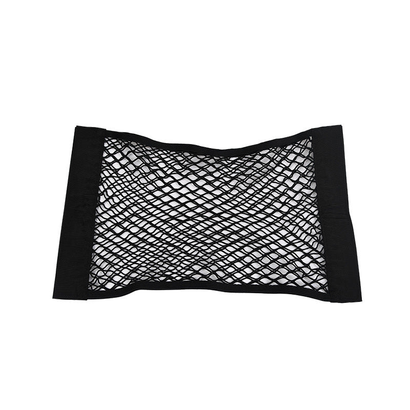 Elastic car trunk mesh storage net