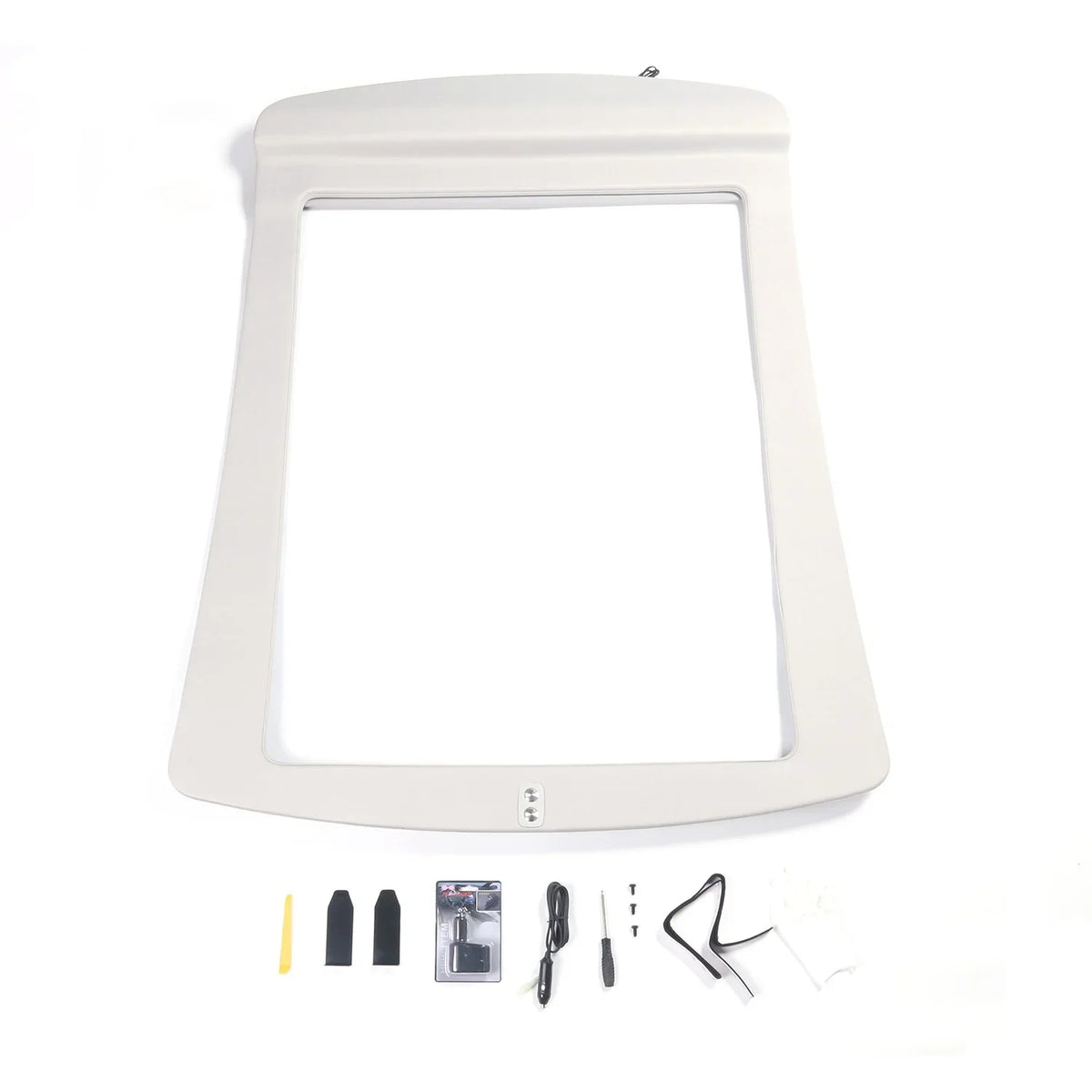 Components of the electric sunshade sunroof kit