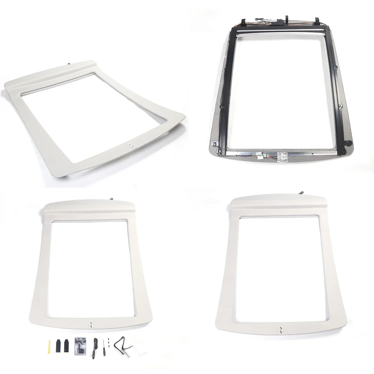 Electric sunshade sunroof kit for Model Y (2025–2026)