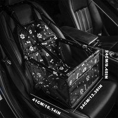 Foldable pet car seat and travel bed