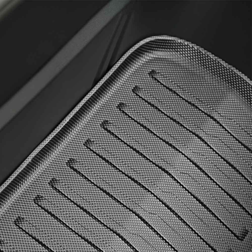 Anti-slip textured TPE front boot mat for secure cargo protection