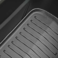 Anti-slip textured TPE front boot mat for secure cargo protection