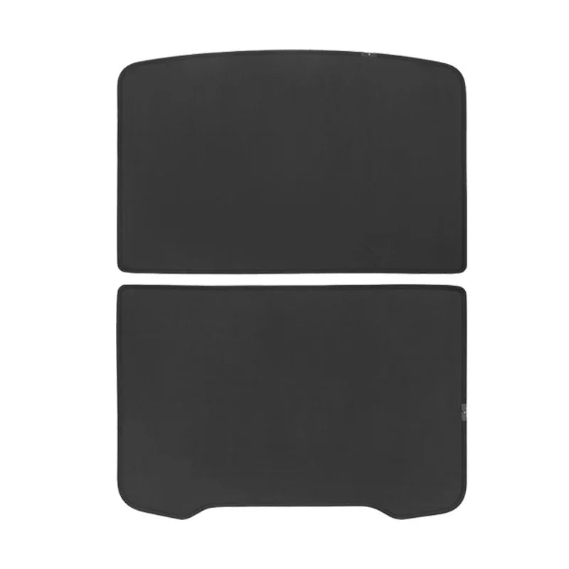 Black glass roof sunshade for Model Y (2025–2026