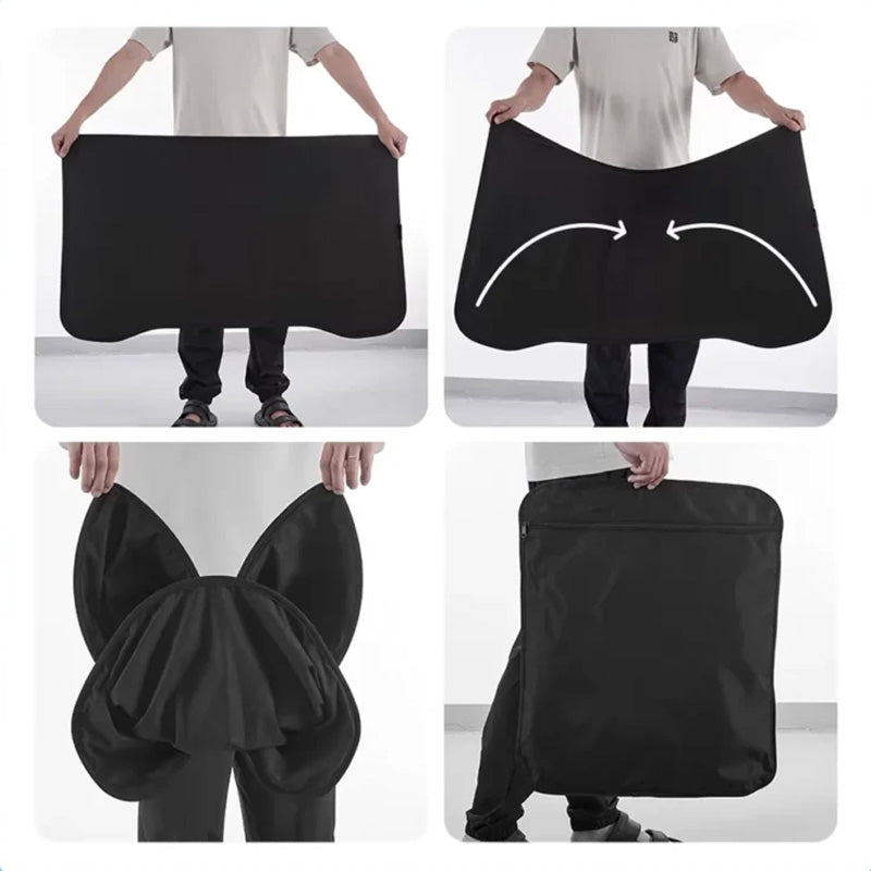 Foldable glass roof sunshade with storage bag and installation accessories for Model Y L