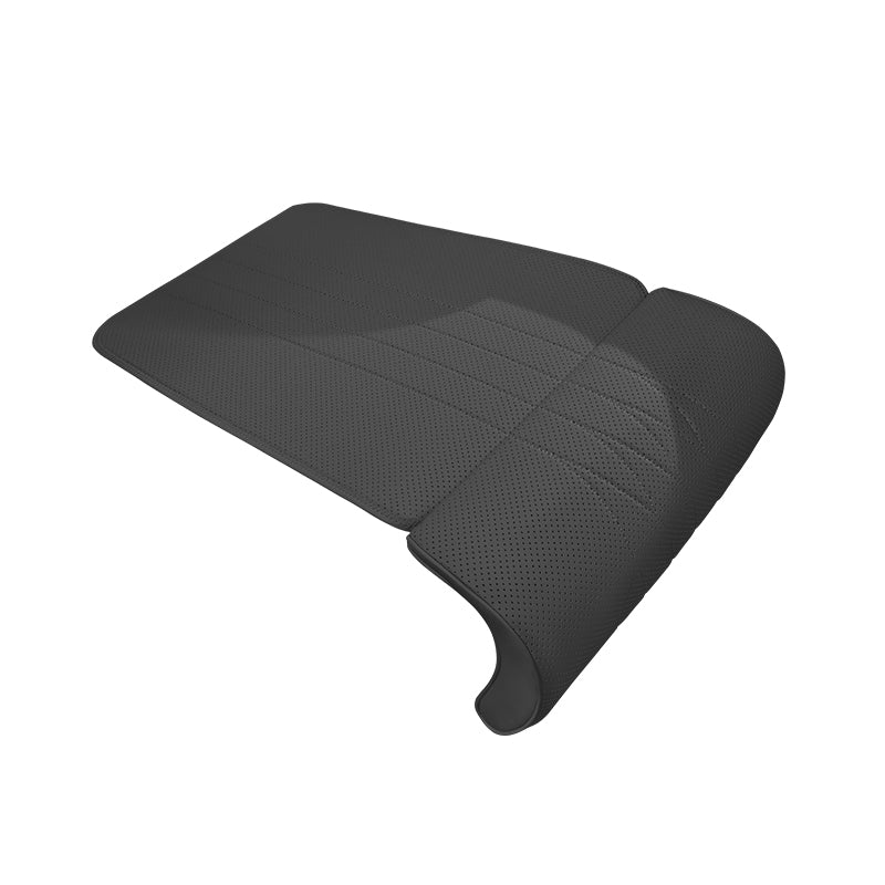 Nappa leather front seat leg support cushion