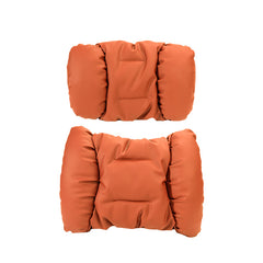 Dark colour options for the Nappa leather neck and lumbar support pillow