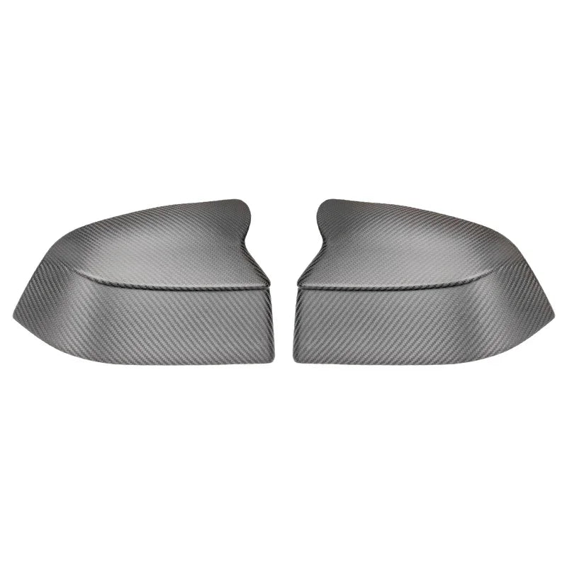 Inside view of the rear view mirror covers