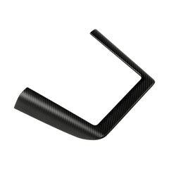 Slim real carbon fibre wireless phone charger surround with a precision-moulded profile