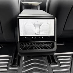 Close-up of the installed rear screen surround