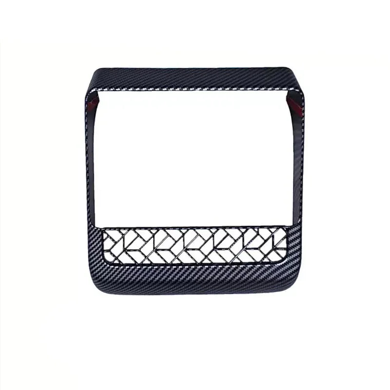 Rear screen surround with integrated air vent grille