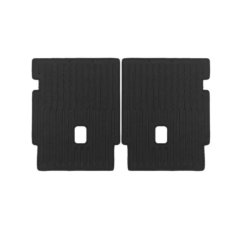 Complete set of TPE rear seat back protectors for Model Y L providing durable protection against scratches and spills