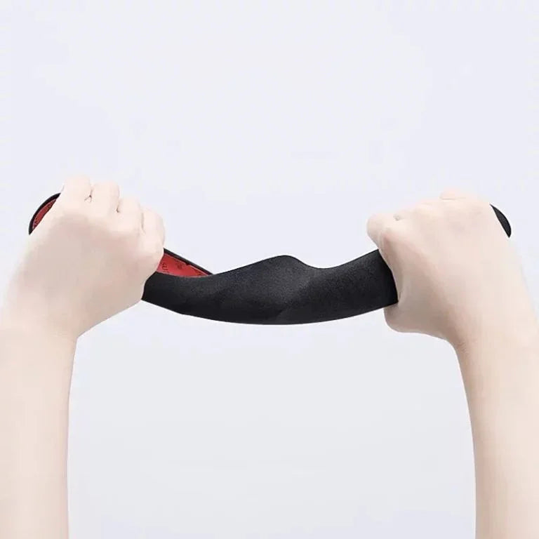 Flexible steering wheel grip grab cover made from durable wear-resistant material