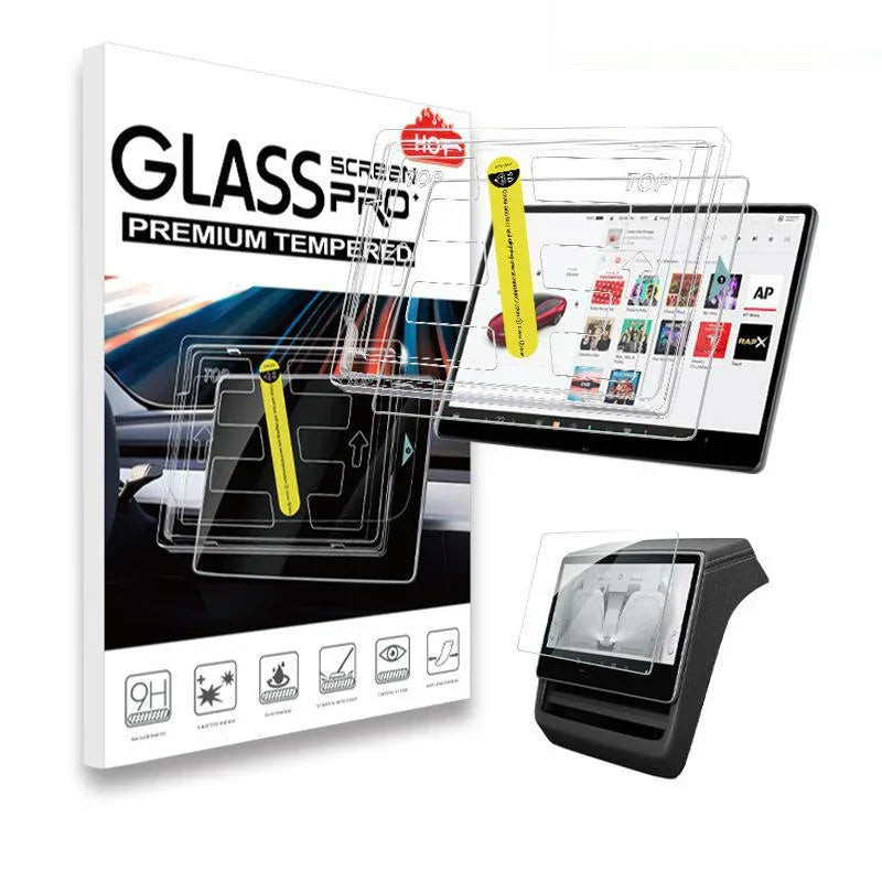 Premium tempered glass screen protector with installation kit