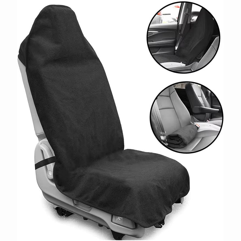 Waterproof car seat towel protector for full seat coverage