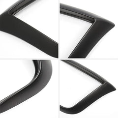 Close-up of the wind deflector headlight trim