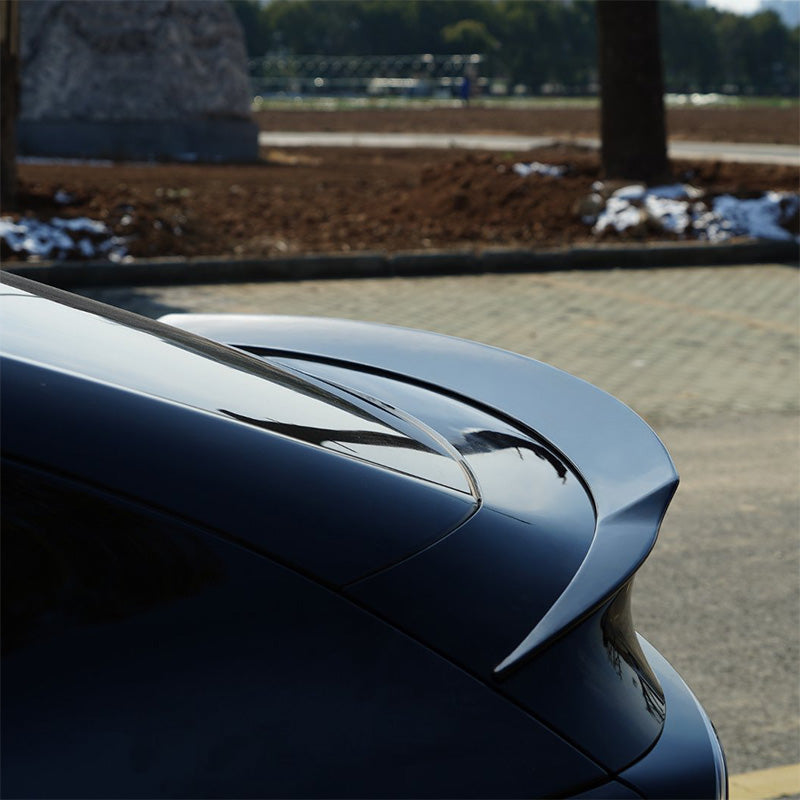 YL Style Performance rear spoiler installed on Model Y
